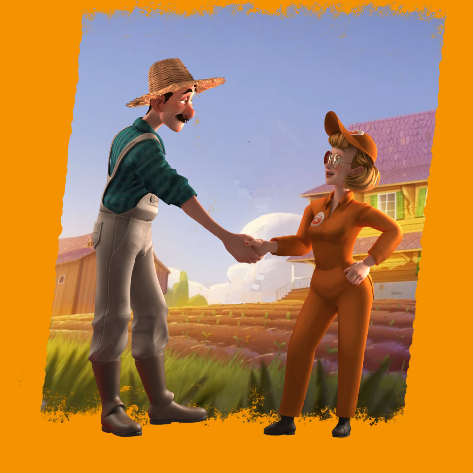 Kartoffelbauern Handschlag, Frame 3