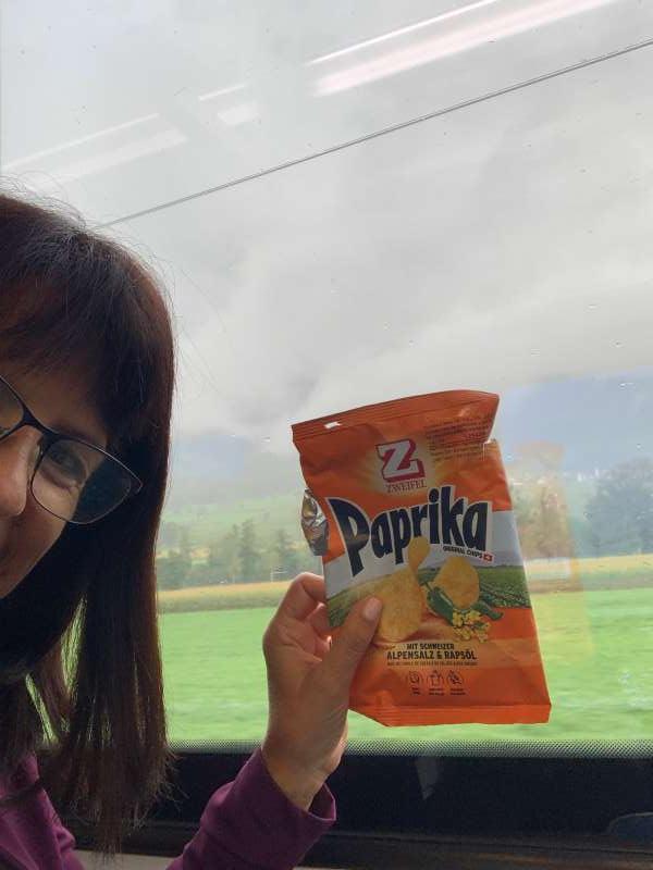 Claudia.C., Im Zug Landquart -