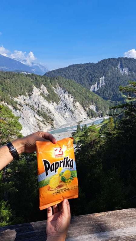 Franziska.R., Aussicht auf den Vorderreihn Valendas
