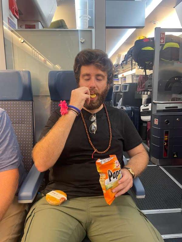 Jsabella.S., Im Zug von Lugano nach Zürich