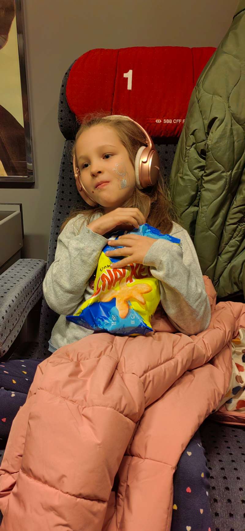 Simona.K., Im Zug auf dem Weg zur Olma 2023