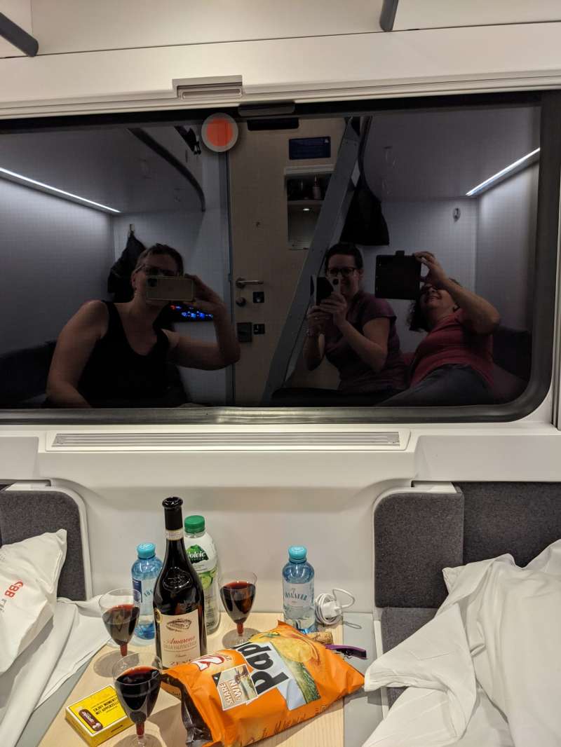 Cornelia.P., Schlafwagen Nightjet zwischen Basel und Leipzig