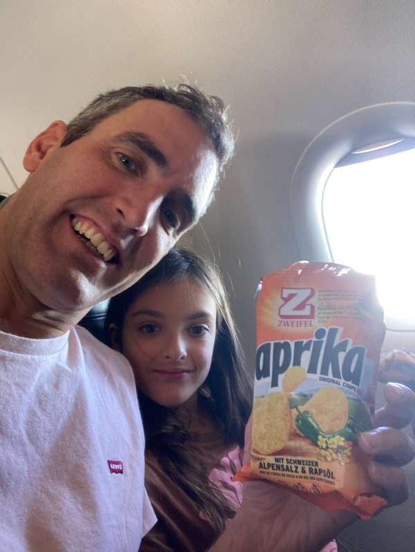 Benjamin.C., Dans l'avion !