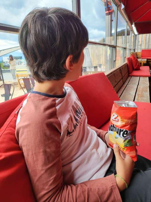 Elias.A., Crans Montana, en haut de la montagne