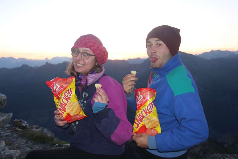 Jannick.M., Sonnenaufgang auf dem Pic d'Arzinol