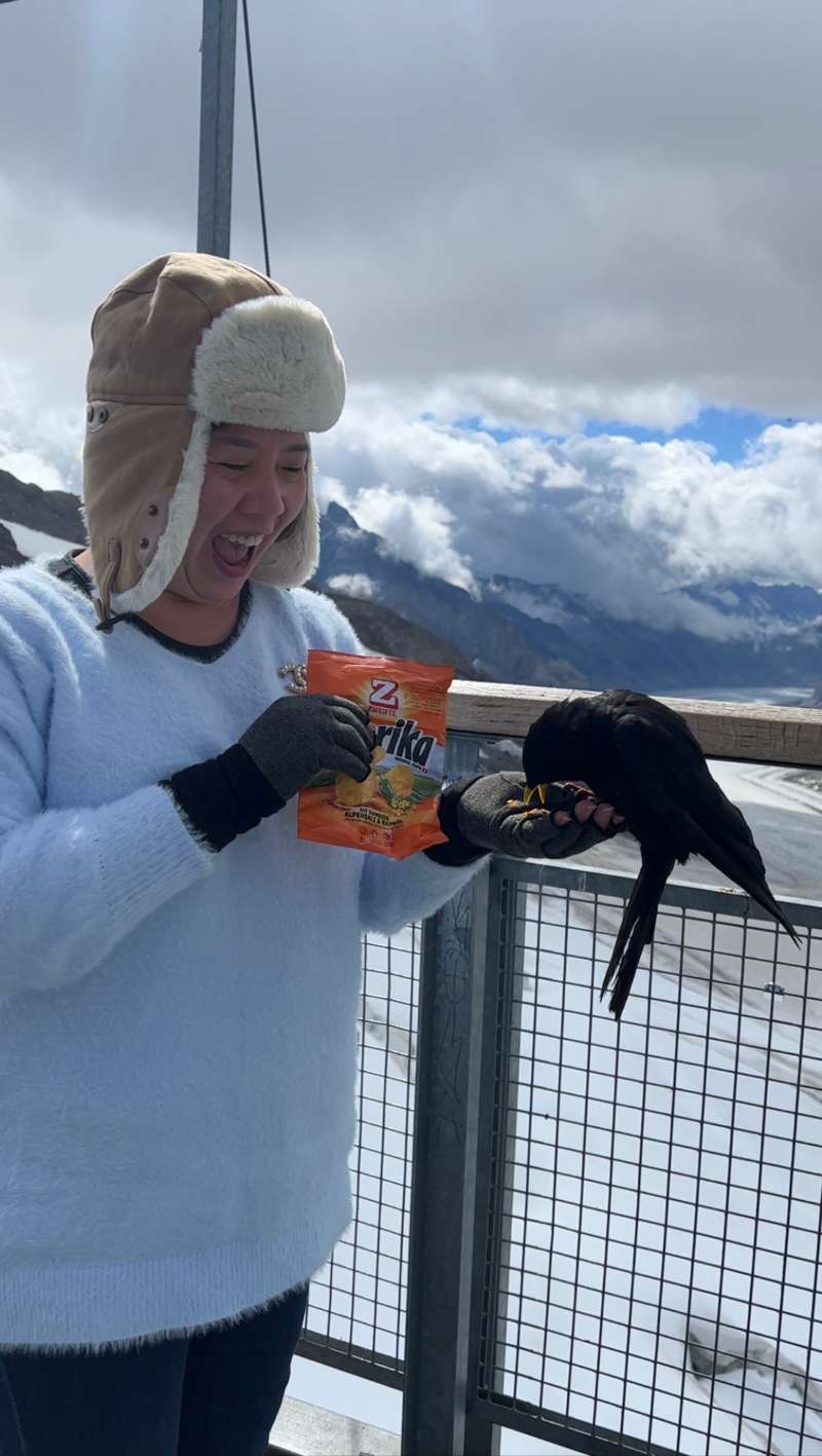 Rebecca.A., Jungfraujoch, Top of Europe