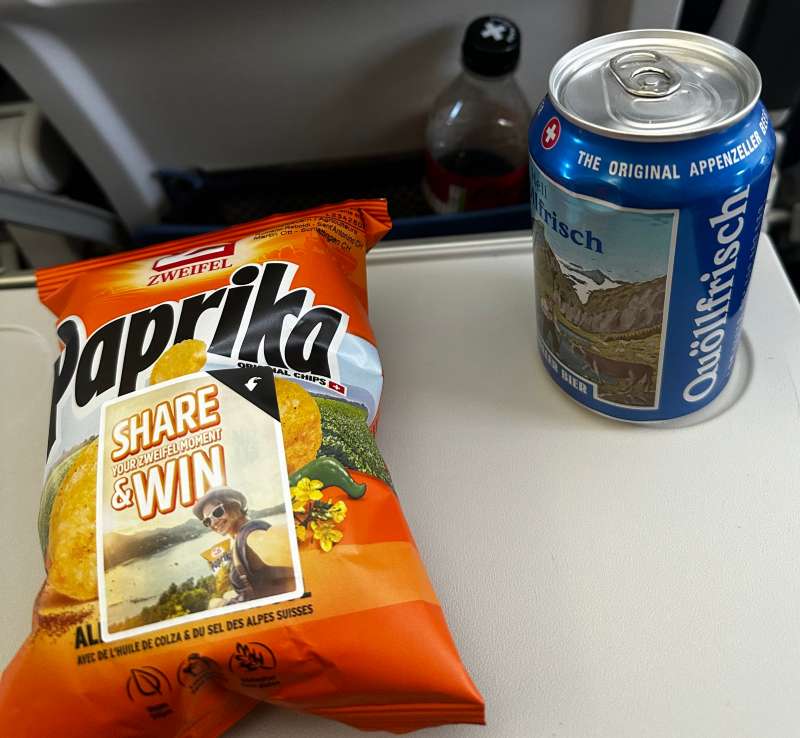 Dominik.F., Im Flugzeug von Zürich nach Las Palmas, Gran Canaria