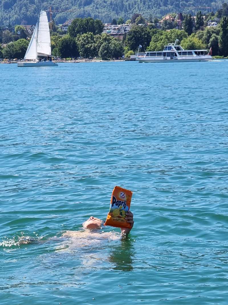 Daniel.L., Im Zürisee in Zürich