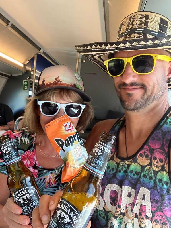 Roman.B., Im Zug in Thun