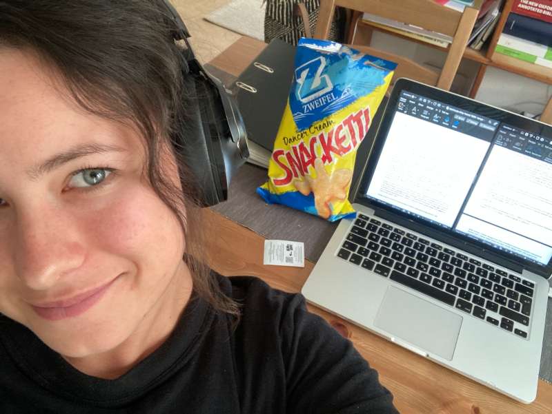 Ana Maria.L., Beim Schreiben meiner Masterarbeit