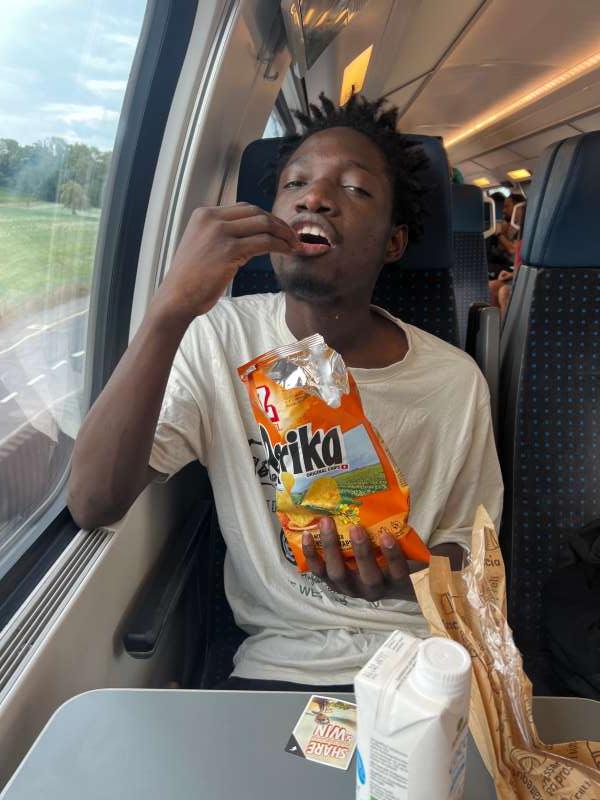 Yusupha.K., SBB train, Laussane