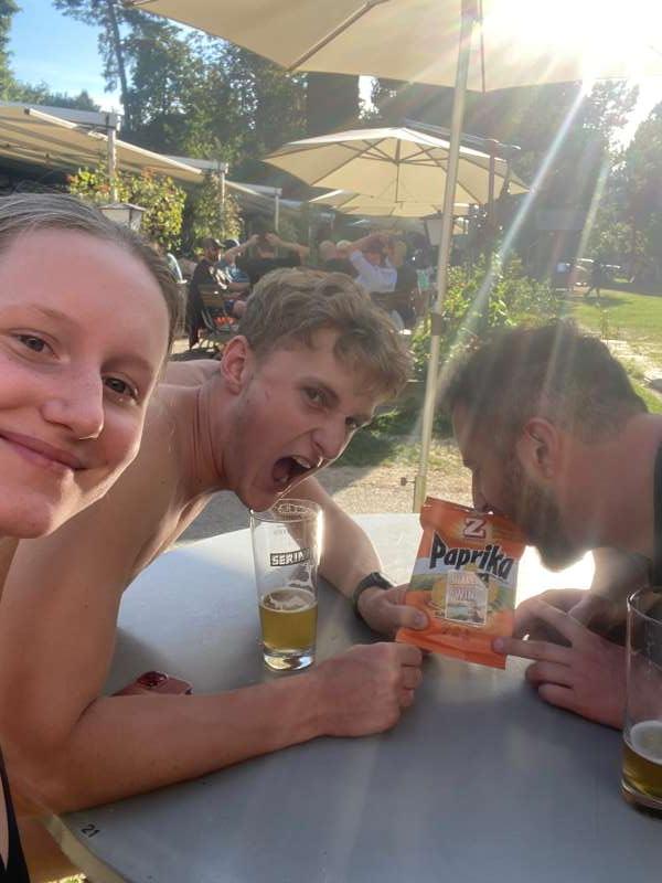 Jeanne.D., Au bord de l'Aare à Berne