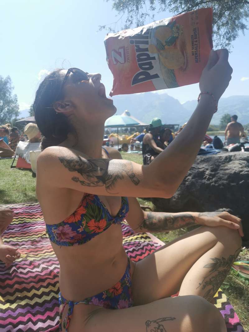 Eva-Maria.G., Grossabündt Freibad in Liechtenstein