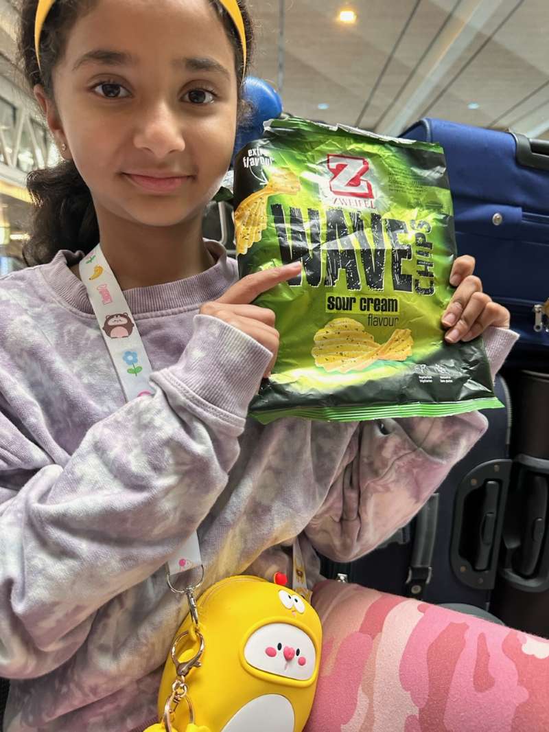 Manisha.K., Zurich airport