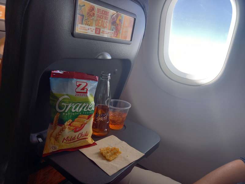 Sepp.K., Flug Basel-Santiago de Compostela