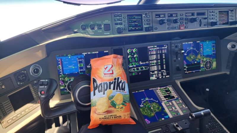 Eric.C., Uber England auf 40000 fuss