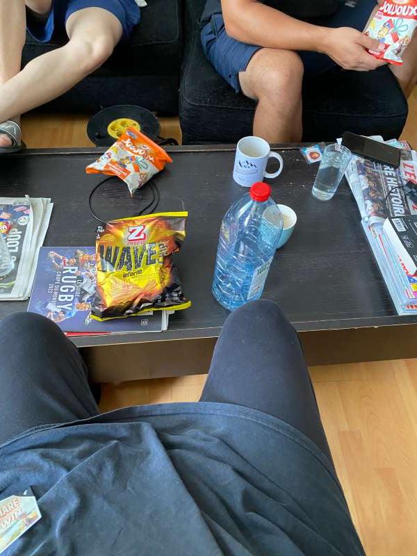 Ivanhoé.G., A paris avec un amis français et deux américain