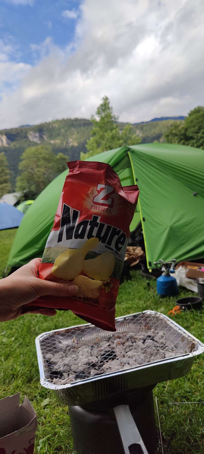 Kamil.L., Camping in Alps with the best chips
