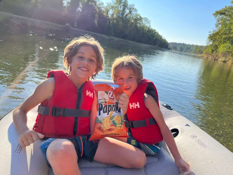 Marlon.E., Auf der Thur bei Andelfingen