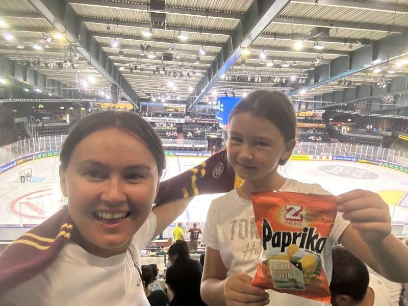 Ilinca.P., Patinoire des Vernets